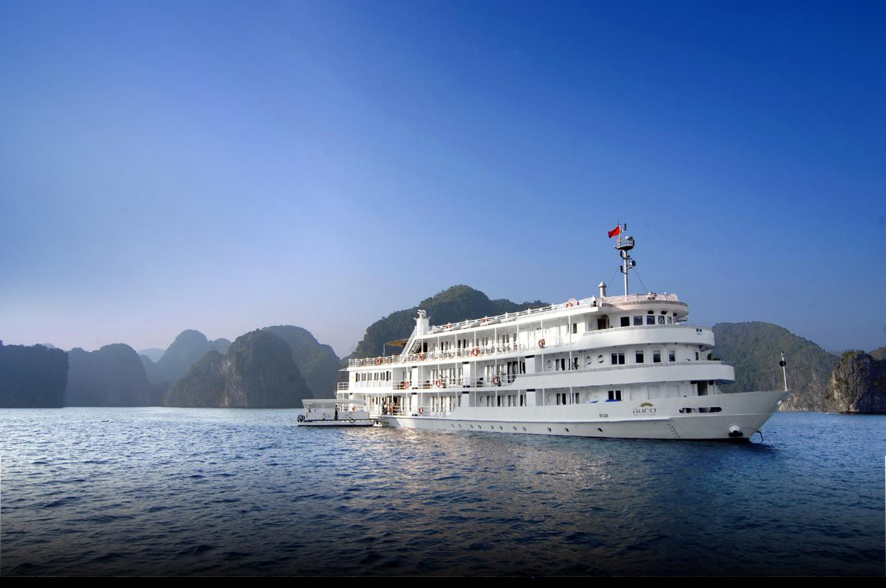 Hotel The Au Co Cruise - Managed By Bhaya Cruise Ha Long Exterior foto